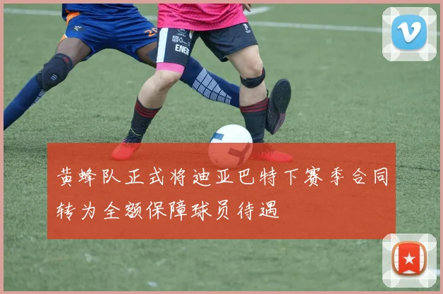 黄蜂队正式将迪亚巴特下赛季合同转为全额保障球员待遇